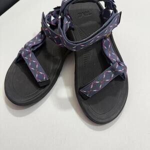 Teva Hurricane Gorpcore Outdoor  Hiking‎ Trail Printed Sandals Women's 7&8 READ!